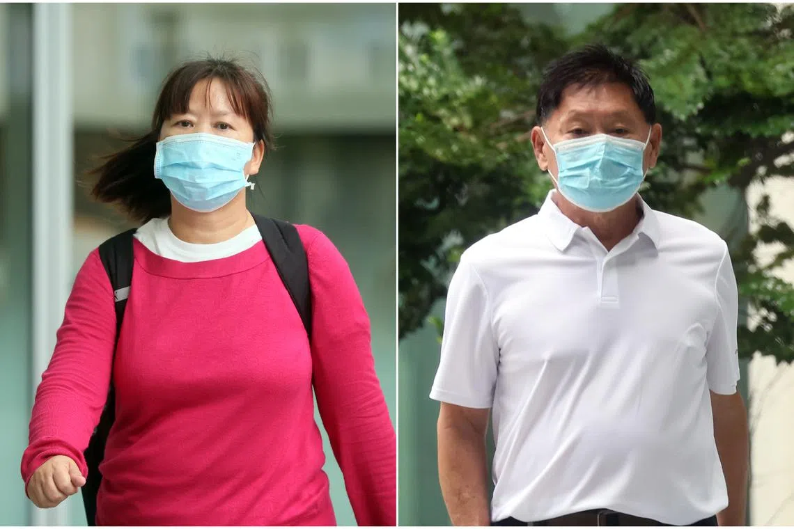 Moe Thadar (left) and Kwa Kim Seng had failed to ensure that the brakes of the man’s wheelchair were engaged, causing his death.