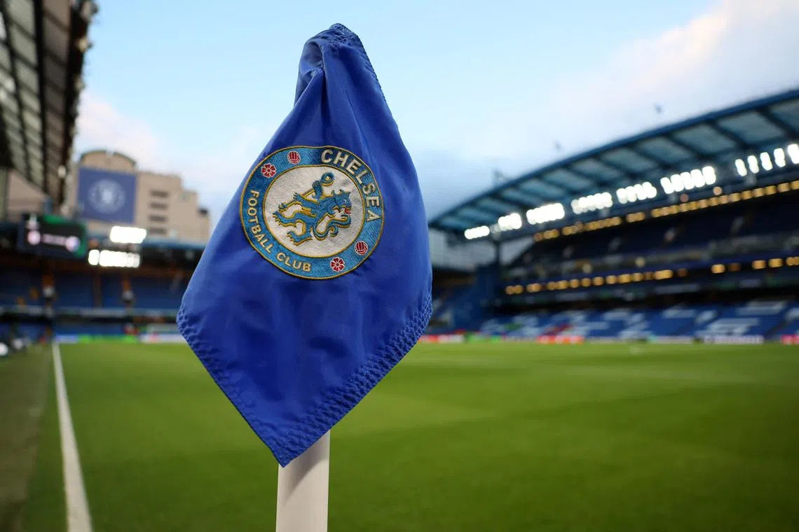 Soccer Football - Conference League - Round of 16 - Second Leg - Chelsea v FC Copenhagen - Stamford Bridge, London, Britain - March 13, 2025 General view of a corner flag inside the stadium before the match REUTERS/Isabel Infantes/File Photo