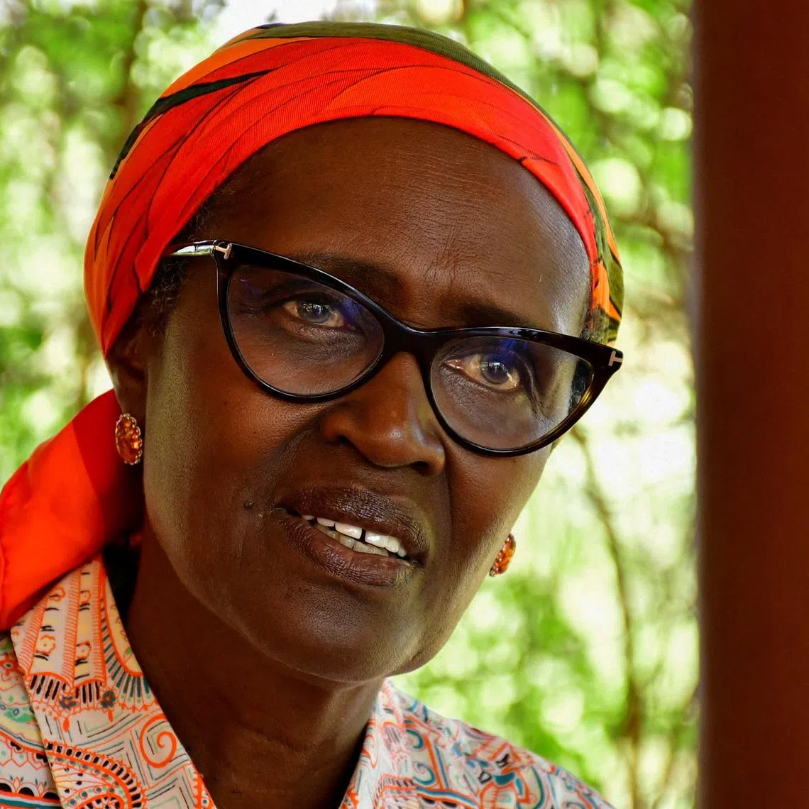 Winnie Byanyima, UNAIDS Executive Director and wife to four time Ugandan presidential candidate, Kizza Besigye speaks during a Reuters interview on Besigye's health at her home in Kasangati, Wakiso district, on the outskirts of Kampala, Uganda January 22, 2026. REUTERS/Abubaker Lubowa