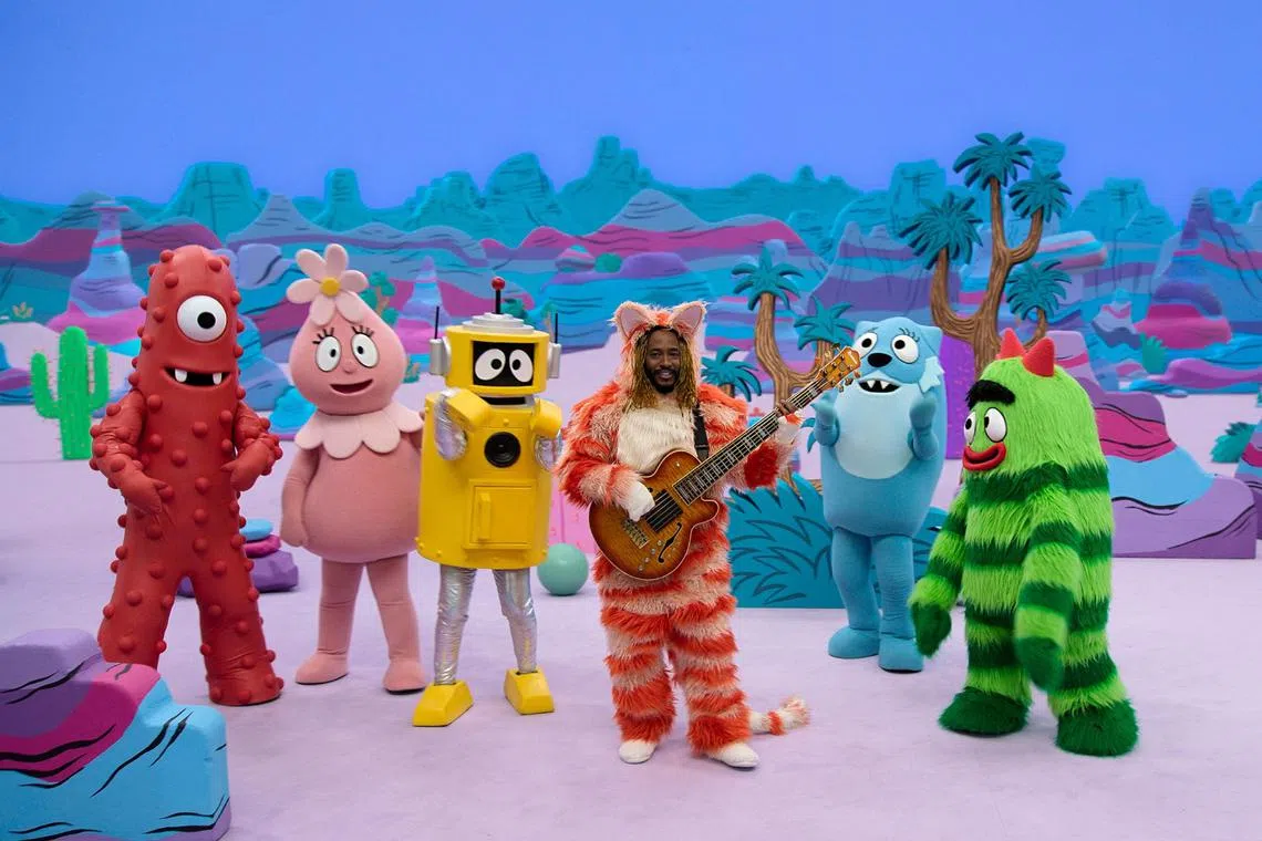 Children's musical television series Yo Gabba GabbaLand! features musicians and bands, such as Thundercat (pictured) and The Interrupters.