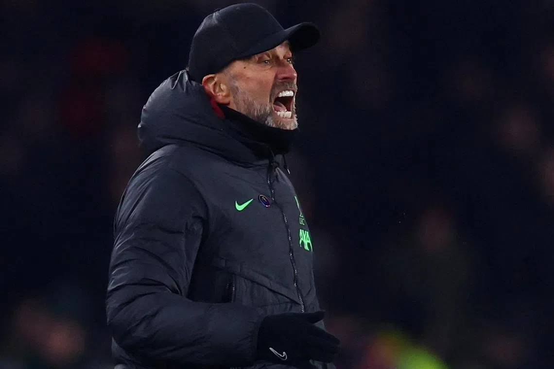 Liverpool manager Juergen Klopp blasted a TV presenter for making a joke about the team's next game.