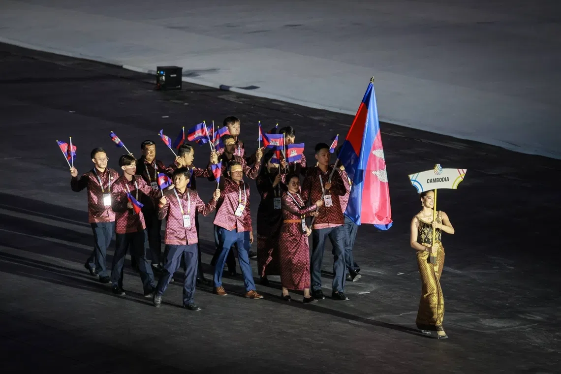 The 137-member Cambodian contingent had been registered to participate in 12 sports at the Dec 9-20 SEA Games in Thailand.