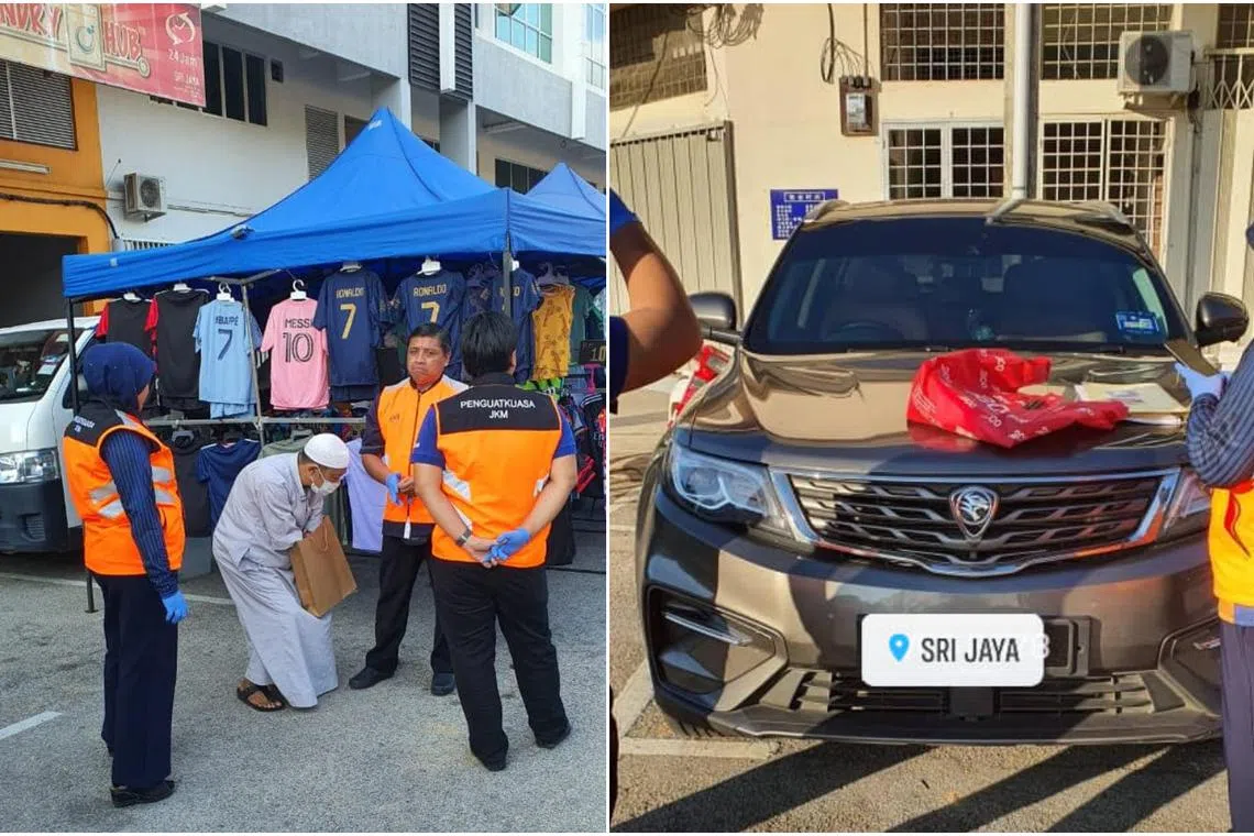 Social welfare officers were shocked to find the man can get up to RM500 (S$140) a day by just begging and is the owner of a SUV. 