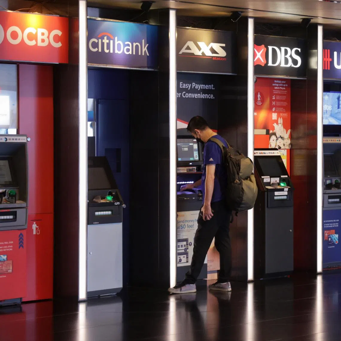 Fixed deposit rates are currently around 3.1 to  3.2 per cent after shooting past 4 per cent in early 2023.