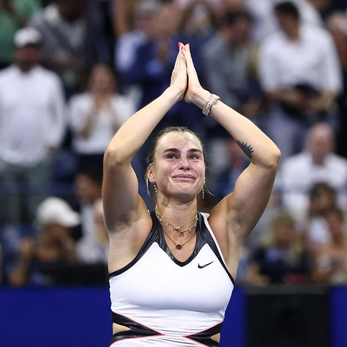 Belarus' world No. 1 Aryna Sabalenka (above) opens her 2025 WTA Finals campaign against Jasmine Paolini of Italy on Nov 2 at King Saud University Sports Arena in Riyadh.