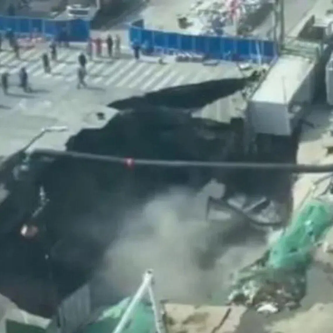 The local authorities confirmed there were no casualties.