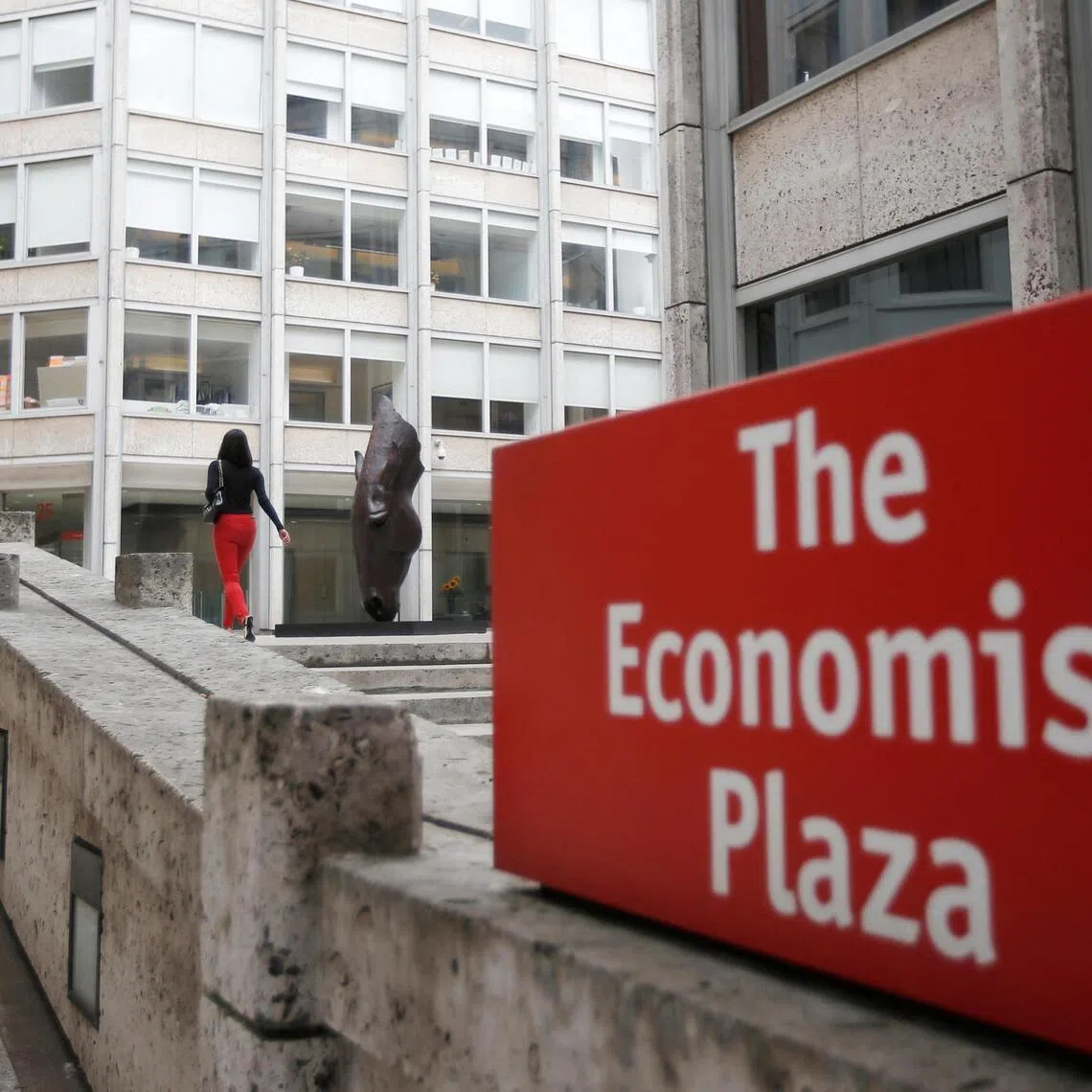 The headquarters of the Economist editorial offices in London.