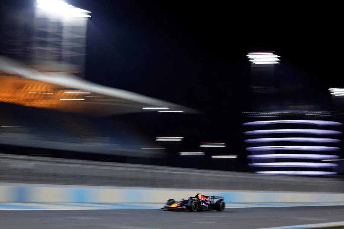 FILE PHOTO: Formula One F1 - Pre Season Testing - Bahrain International Circuit, Sakhir, Bahrain - February 13, 2026 Red Bull's Isack Hadjar during pre season testing REUTERS/Hamad I Mohammed/File Photo