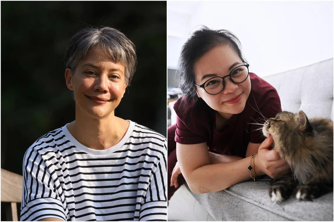 Ms Samira Siddique (left) and Ms Denise Ho have rejoined the workforce. 