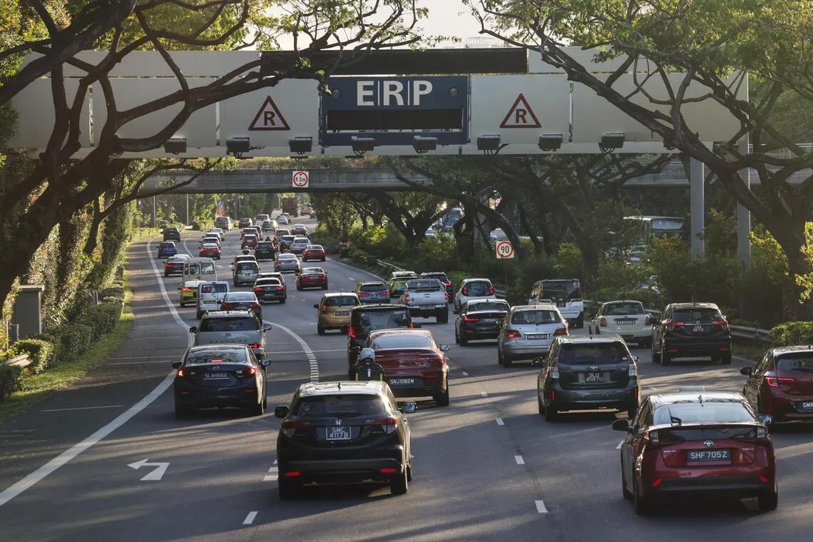Photo of traffic condition along PIE on Mar 11, 2025. LTA Singapore will be seeking feedback from motorists, traders and academics on how to revamp the COE system.