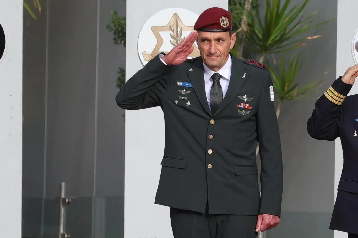 Lieutenant-General Herzi Halevi, Israel’s military, says the time was “now ripe” for him to step down.