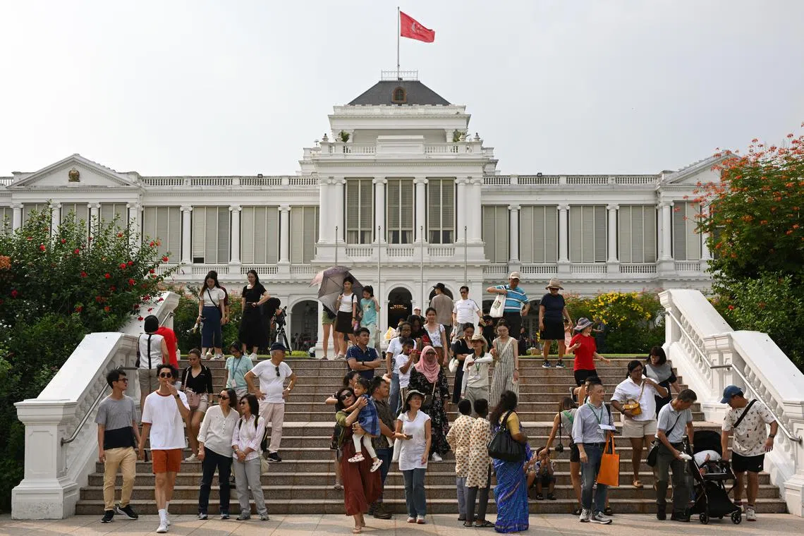 The Istana will be open to the public from 8.30am to 6pm. 