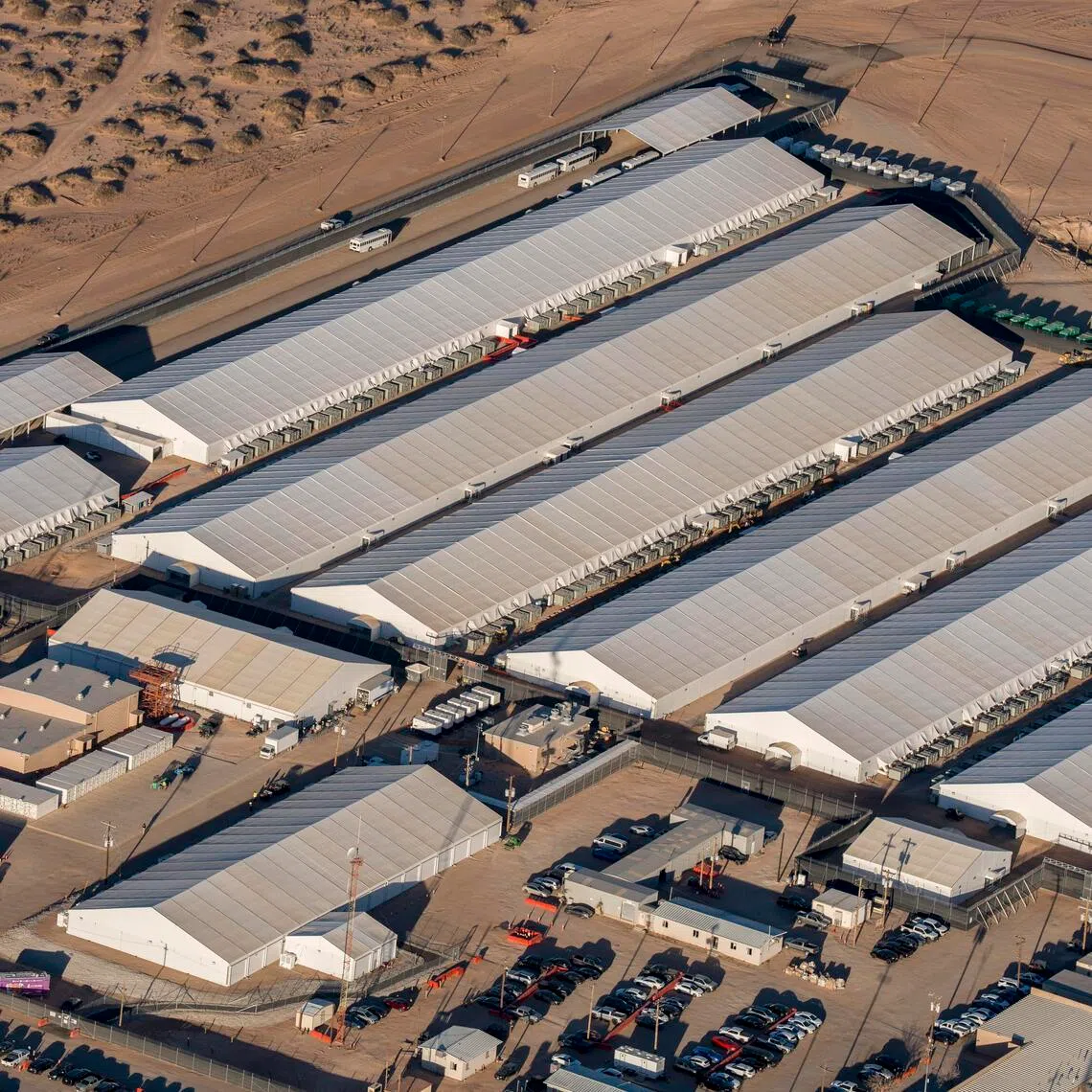 Camp East Montana was rushed to completion in 2025 to make space for US President Donald Trump administration’s mass deportation campaign and has been mired in controversy ever since.