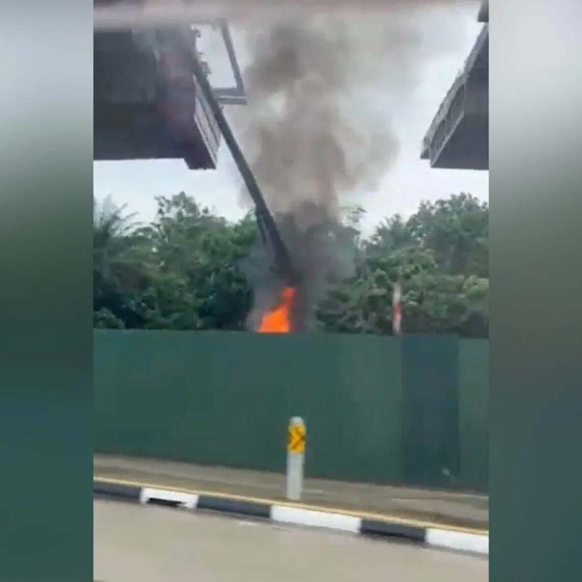 SCDF was alerted to the fire in Sembawang Road at about 4.05pm on April 7.