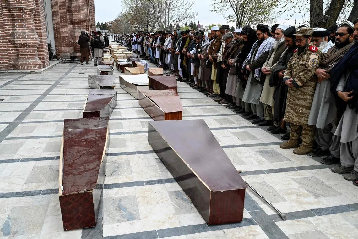 New funeral for victims of Kabul drug rehab bombing
