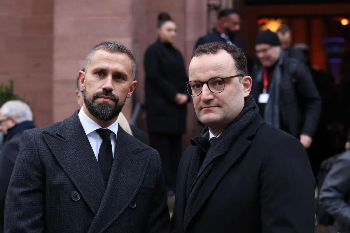 A 2024 photo showing Jens Spahn (right) - a prominent member of German Chancellor Friedrich Merz’s centre-right party - and his husband Daniel Funke. The couple recently became parents to a son born to a surrogate mother in the US.