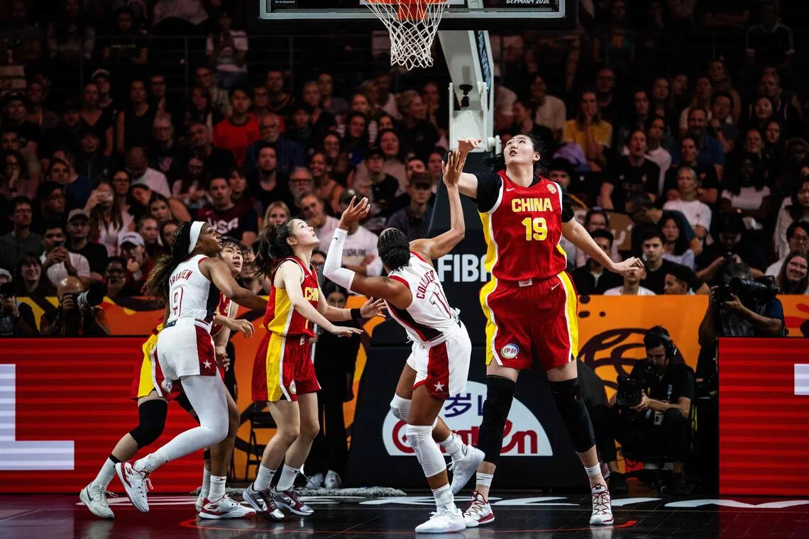 Zhang Ziyu, 19, presented a rare challenge even for a US team stocked with elite professional talent.