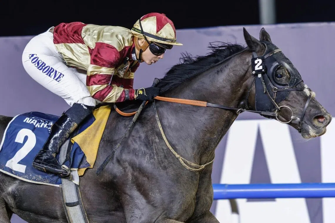 he Jamie Osborne-trained Heart Of Honor getting an early taste of success at the 2025 Dubai Racing Carnival when victorious in the Nakheel Stakes (1,600m) at Meydan on Nov 21. He was ridden by Osborne's daughter Saffie.
