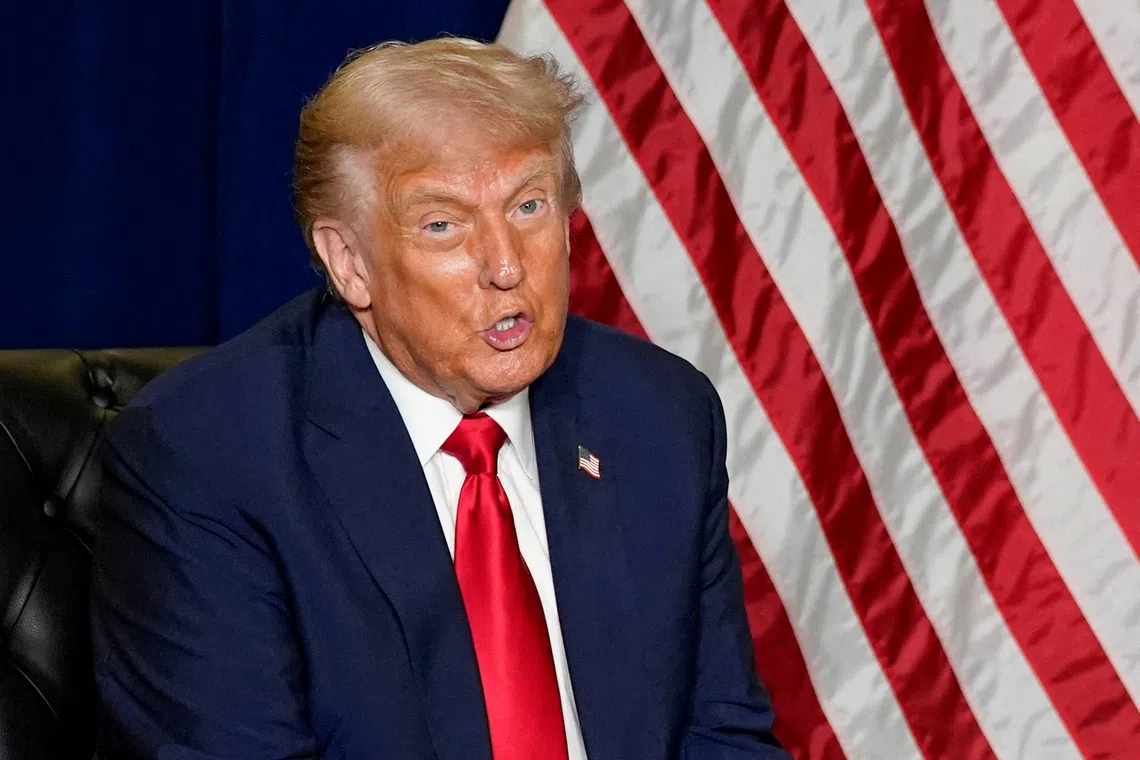 Mr Donald Trump later deleted the contentious post, without offering any explanation.