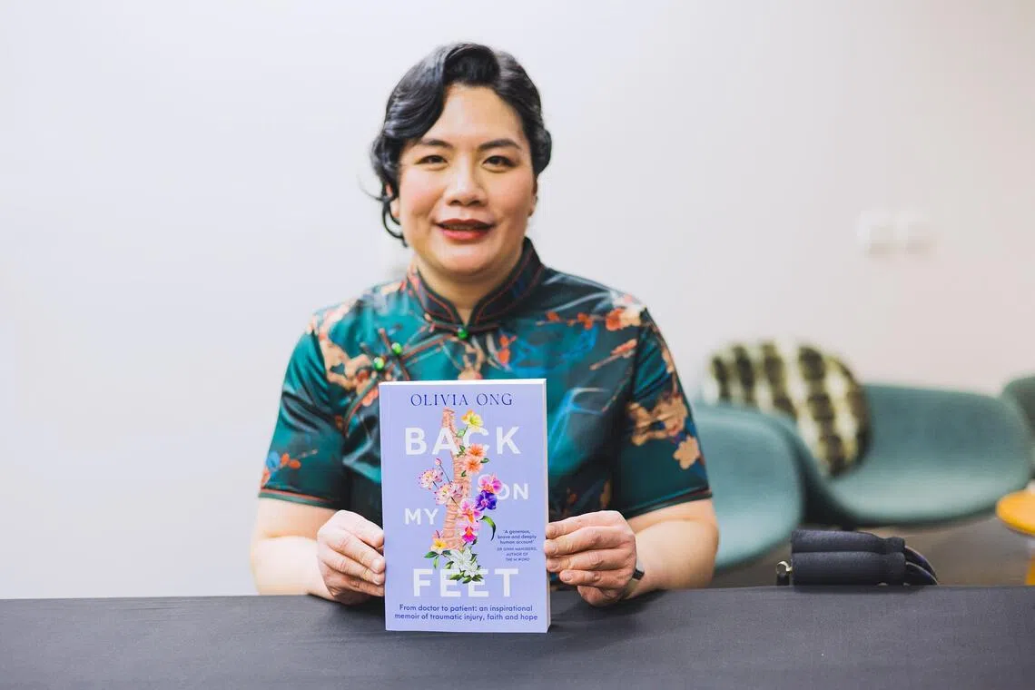 Olivia Ong, a pain physician in Melbourne, writes about recovering from spinal injury in her memoir Back On My Feet.
