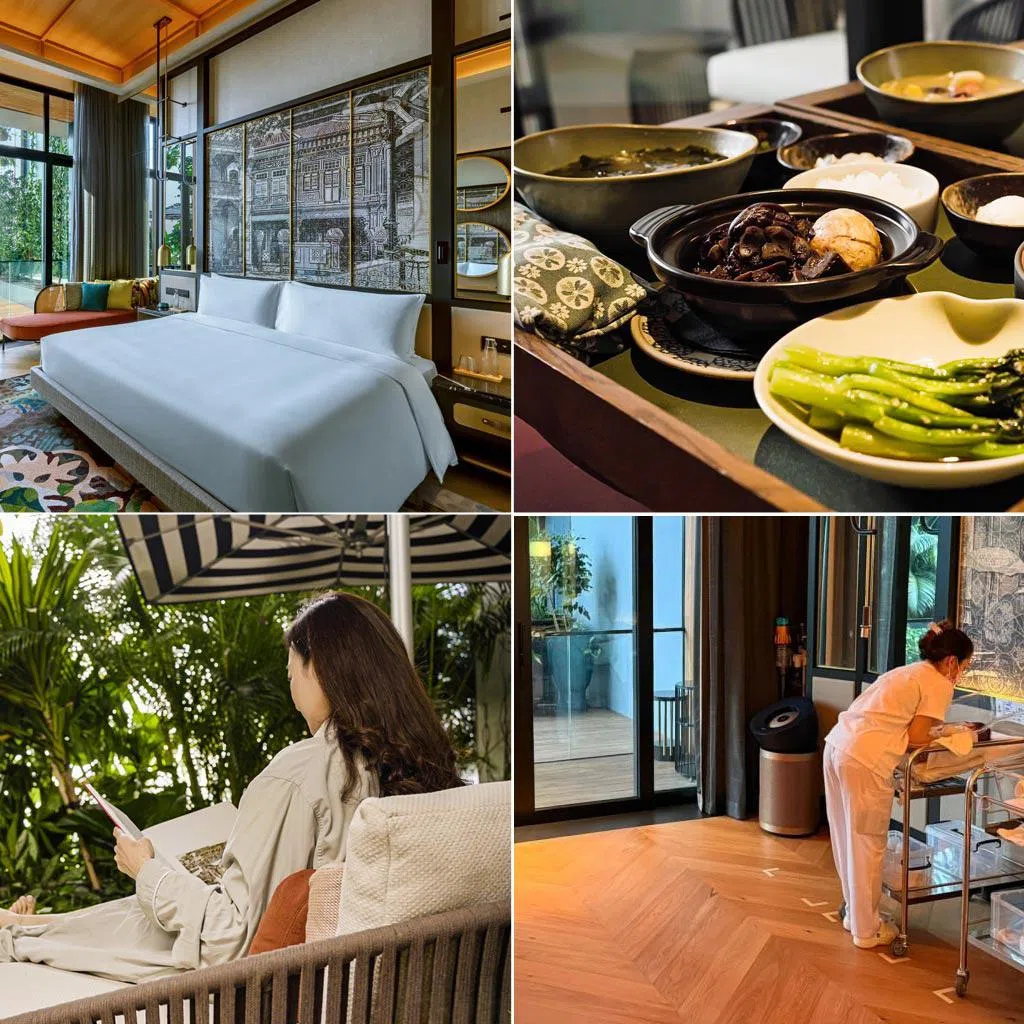 Artyzen Singapore hotel room, DeRama Singapore confinement centre, postpartum food and nurses to take care of newborn babies