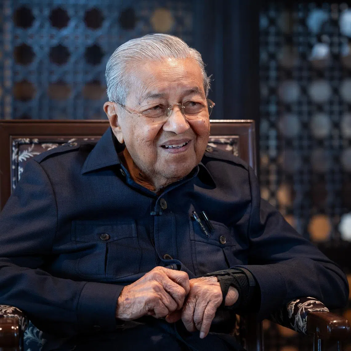 Former Malaysian prime minister Mahathir Mohamad is receiving non-surgical physiotherapy treatment at the National Heart Institute in Kuala Lumpur.