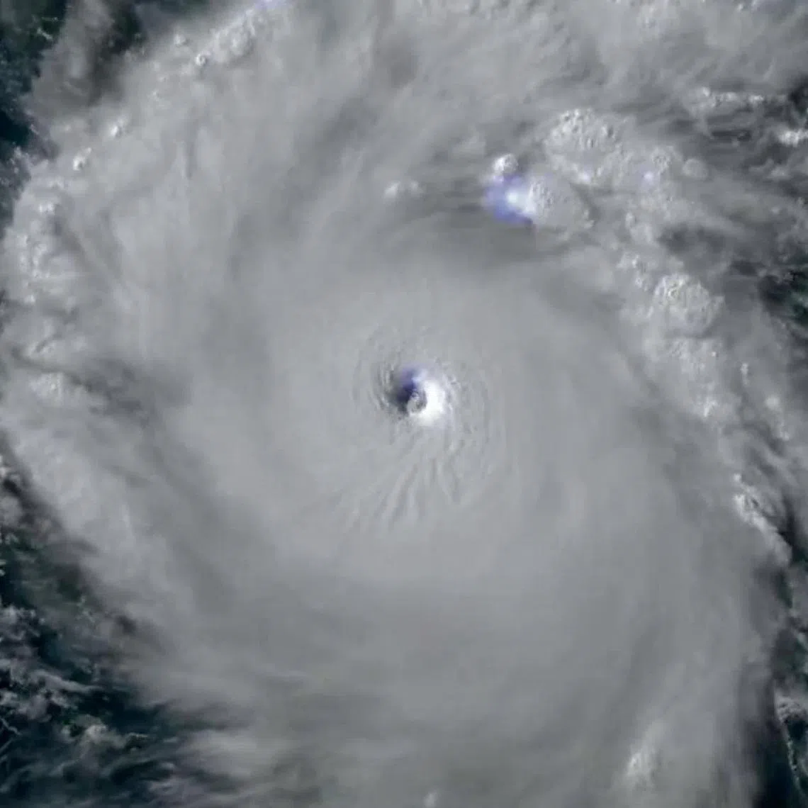 Satellite imagery provided by GOES-16 satellite shows Hurricane Beryl over the Caribbean Sea, July 1, 2024, in this screen grab taken from a handout video. Cooperative Institute for Research in the Atmosphere at Colorado State University and the National Oceanic and Atmospheric Administration (CSU/CIRA & NOAA)/Handout via REUTERS    THIS IMAGE HAS BEEN SUPPLIED BY A THIRD PARTY. MANDATORY CREDIT