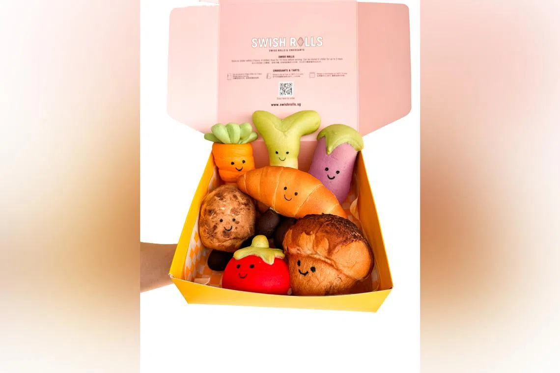 A set of all seven buns is priced at $29.80. 