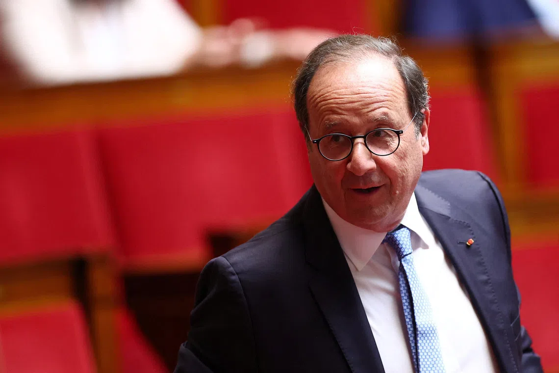 France's Hollande says may run in 2027 if victory looks attainable, paper says