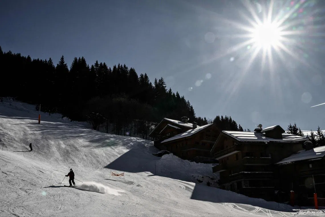 The accident took place in the Saulire sector in the alpine resort of Meribel.