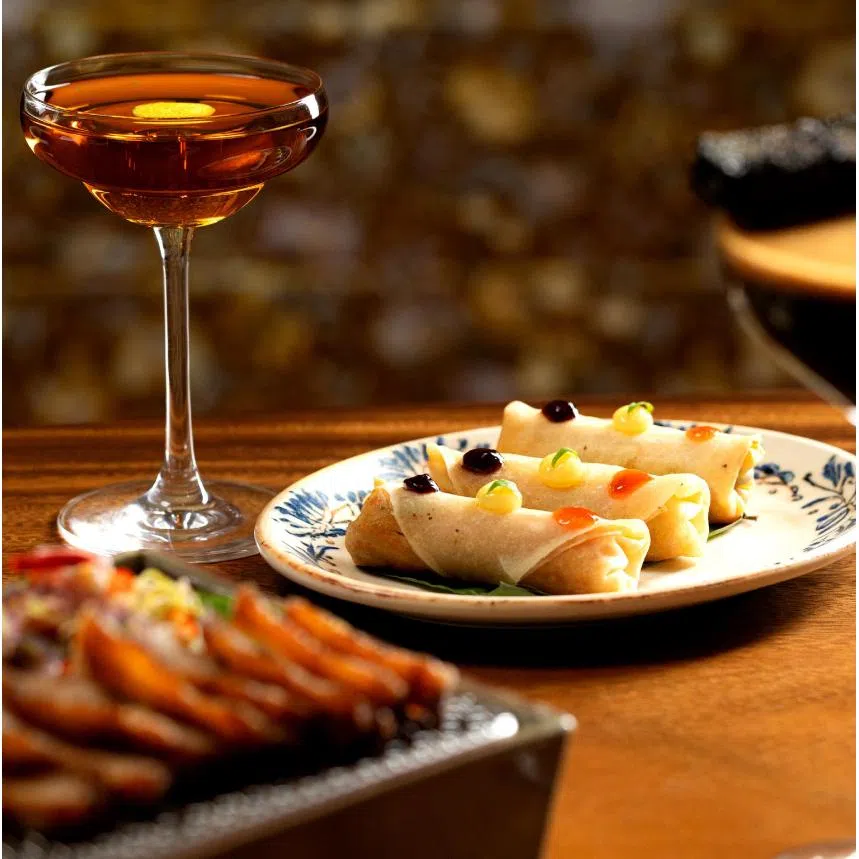 (From left) Hamburg restaurant Hikuniku To Come in Singapore has the same menu as the brand's restaurants in Japan, cocktails and food at Bar KAP, in the 140-year-old House of Tan Yeok Nee.