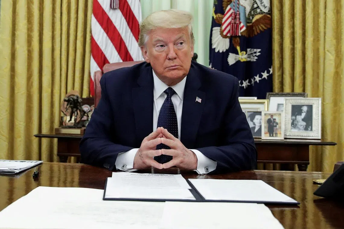 US President Donald Trump signed an executive order requiring federal agencies to only give the option of male or female.