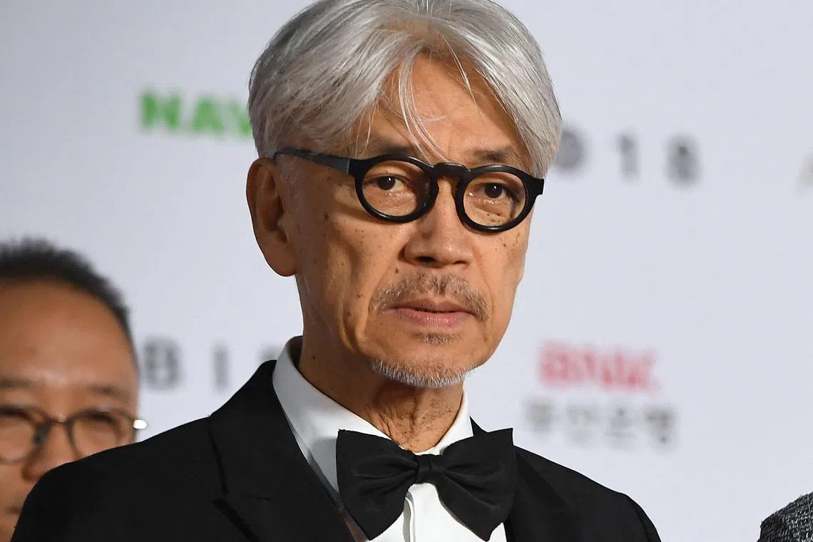 Sakamoto was also known for his work with the pioneering electronic music band Yellow Magic Orchestra (YMO) which he co-founded.