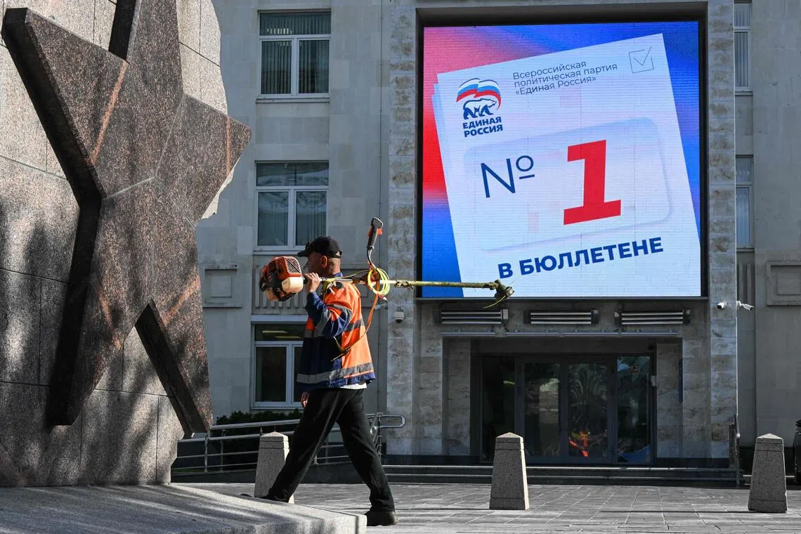 United Russia had won a resounding victory with 57.83 per cent, up from the 49.8 per cent that it won in the last parliamentary election, in 2021.