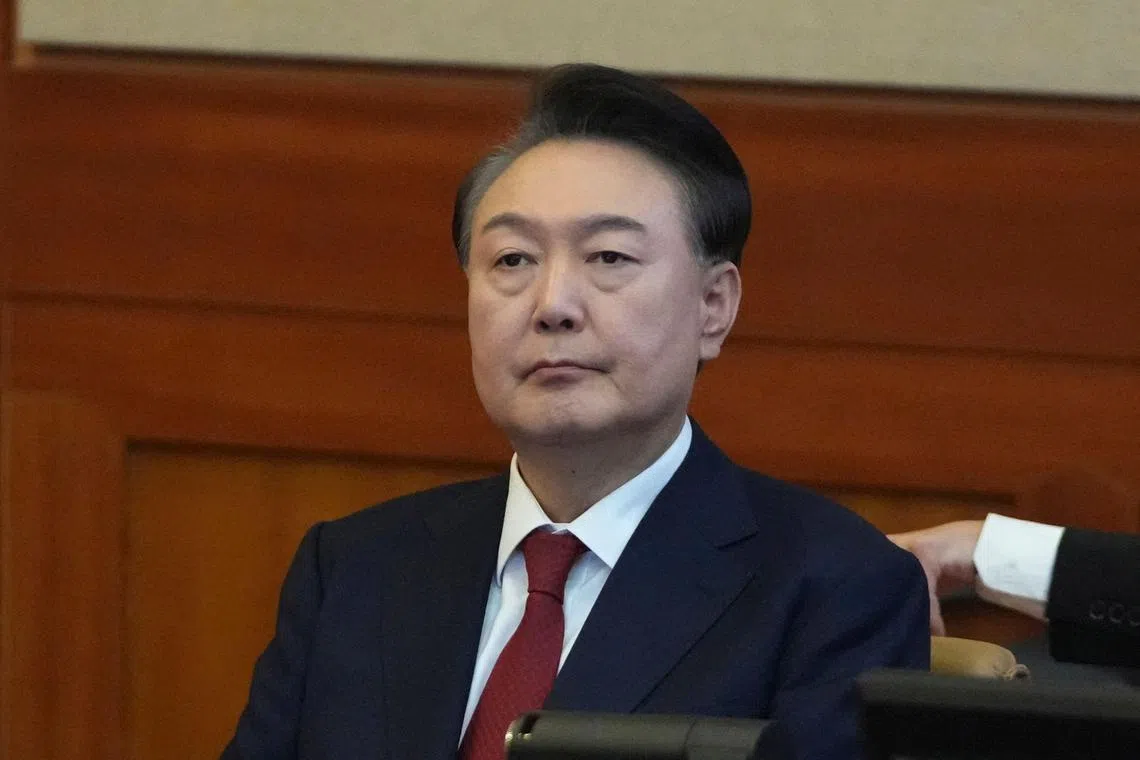 Mr Yoon complained that the South Korean opposition had failed to offer him due respect while he was in office.