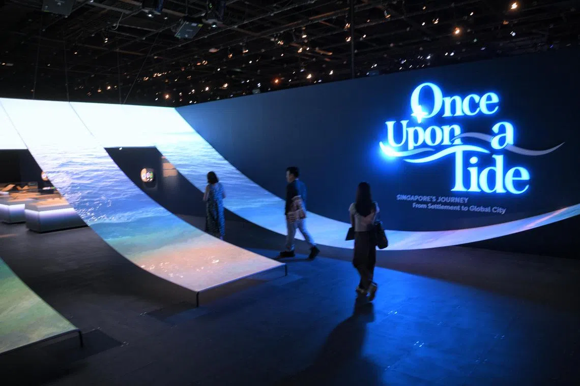National Museum's new exhibition Once Upon A Tide, pictured during a media preview on May 19, 2025.