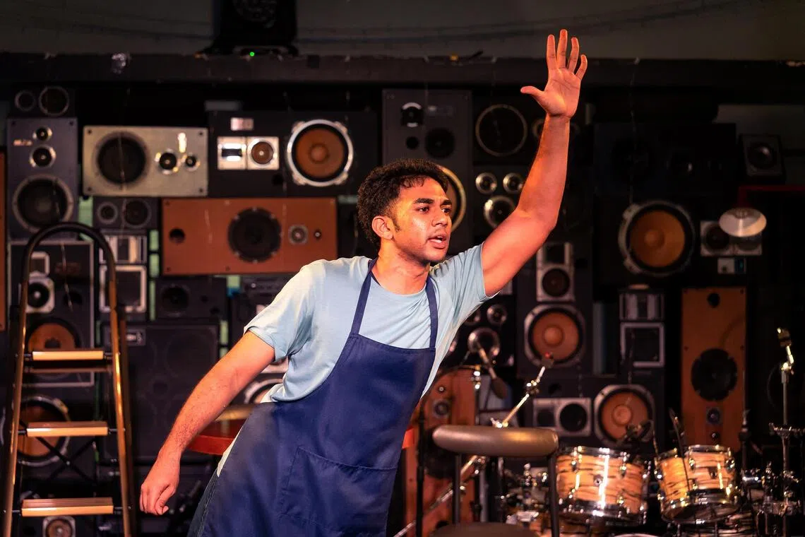 Actor Rishi Vadrevu shines in Gateway Arts’ The Parting Glass, written by Chris O’Connor and adapted by Krish Natarajan, at live music bar The Blackbird.