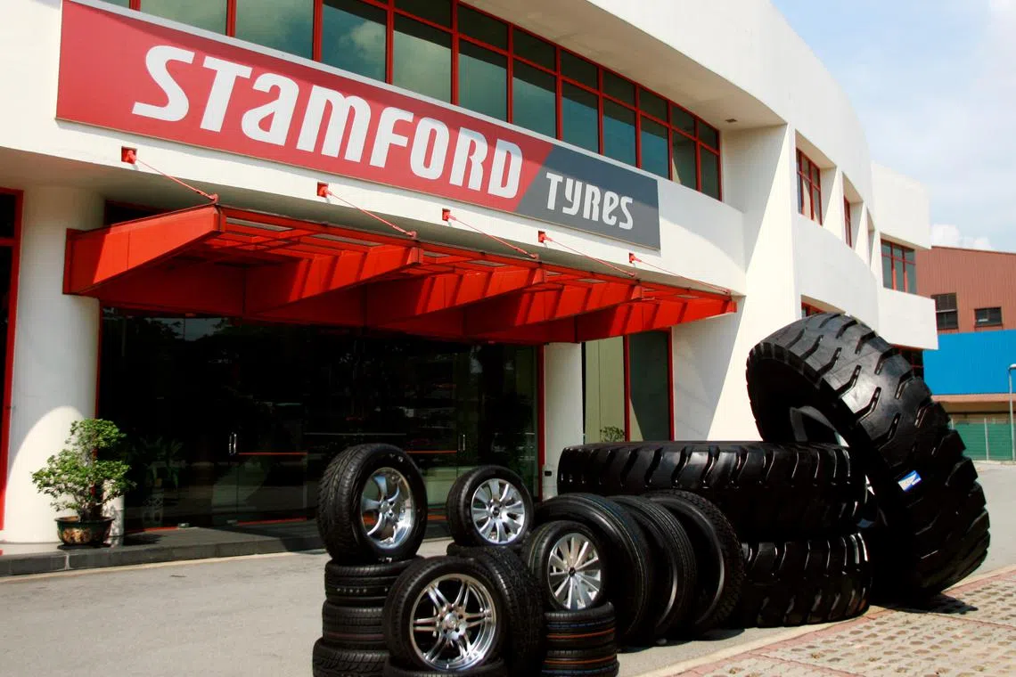 添福胶胎（Stamford Tyres ）公司的业务多元化，出售各种轮胎、钢圈、汽车配件、包括自家品牌的轻型铝合金添福钢圈（SSW ）、高性能轿车轮胎旗胜（Firenza ）、适合多种商用汽车的相扑轮胎（Sumo ）等。