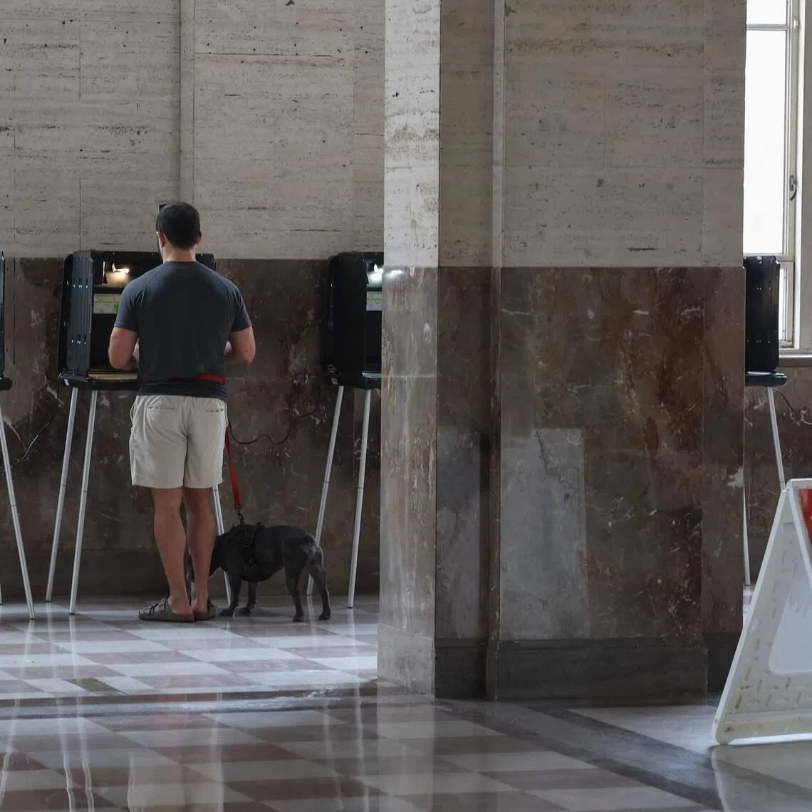 The White House declined to rule out the presence of US Immigration and Customs Enforcement agents near voting locations.