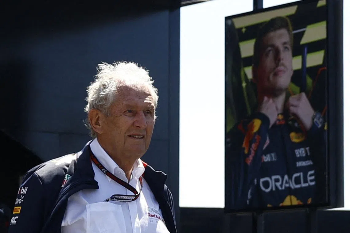 Formula One F1 - Saudi Arabian Grand Prix - Jeddah Corniche Circuit, Jeddah, Saudi Arabia - March 8, 2024 Red Bull team advisor Helmut Marko is seen before practice REUTERS/Rula Rouhana