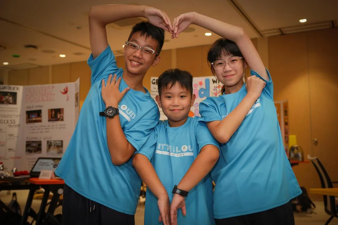 Little But Loud was founded in 2021 by siblings (from left) Lee Jun Kai, Lee Jun Yi and Lee Jia Ying.