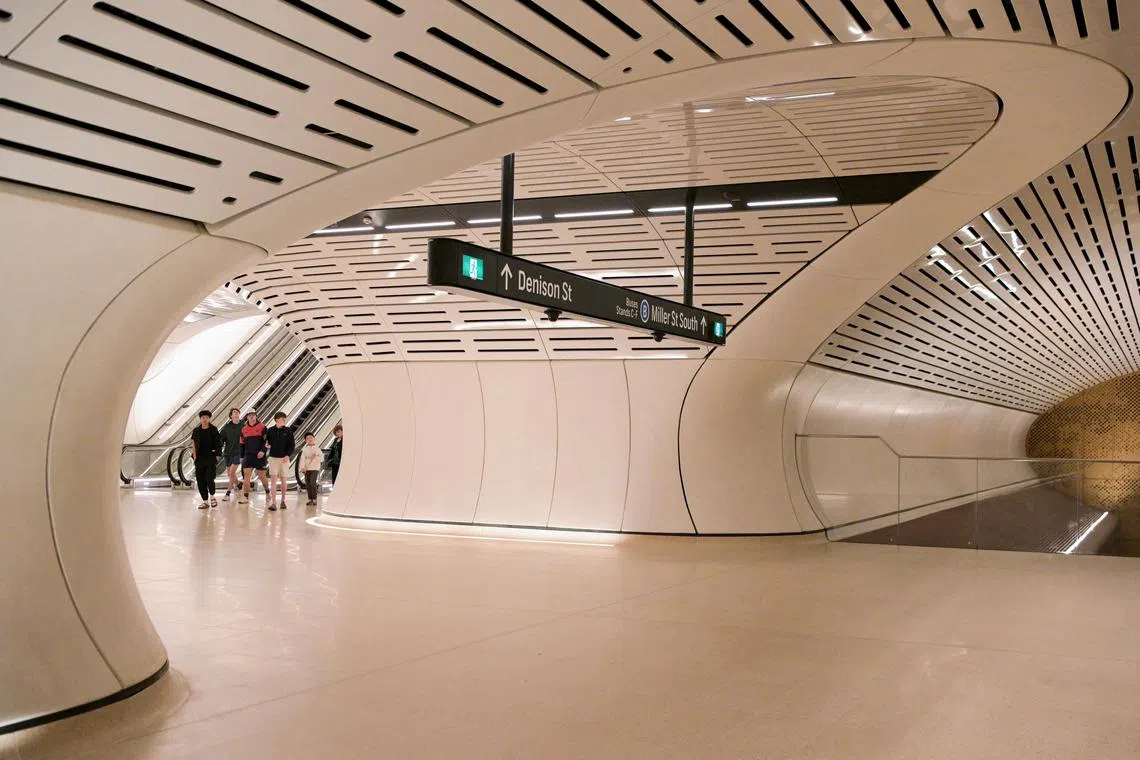The A$21.6 billion (S$19.16 billion) Sydney Metro line has featured in hundreds of photos and videos on TikTok and Instagram.