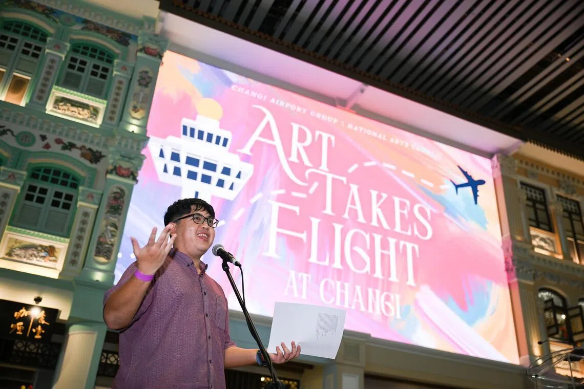 New arts offerings, including live poetry, to debut at Changi Airport from second half of 2026