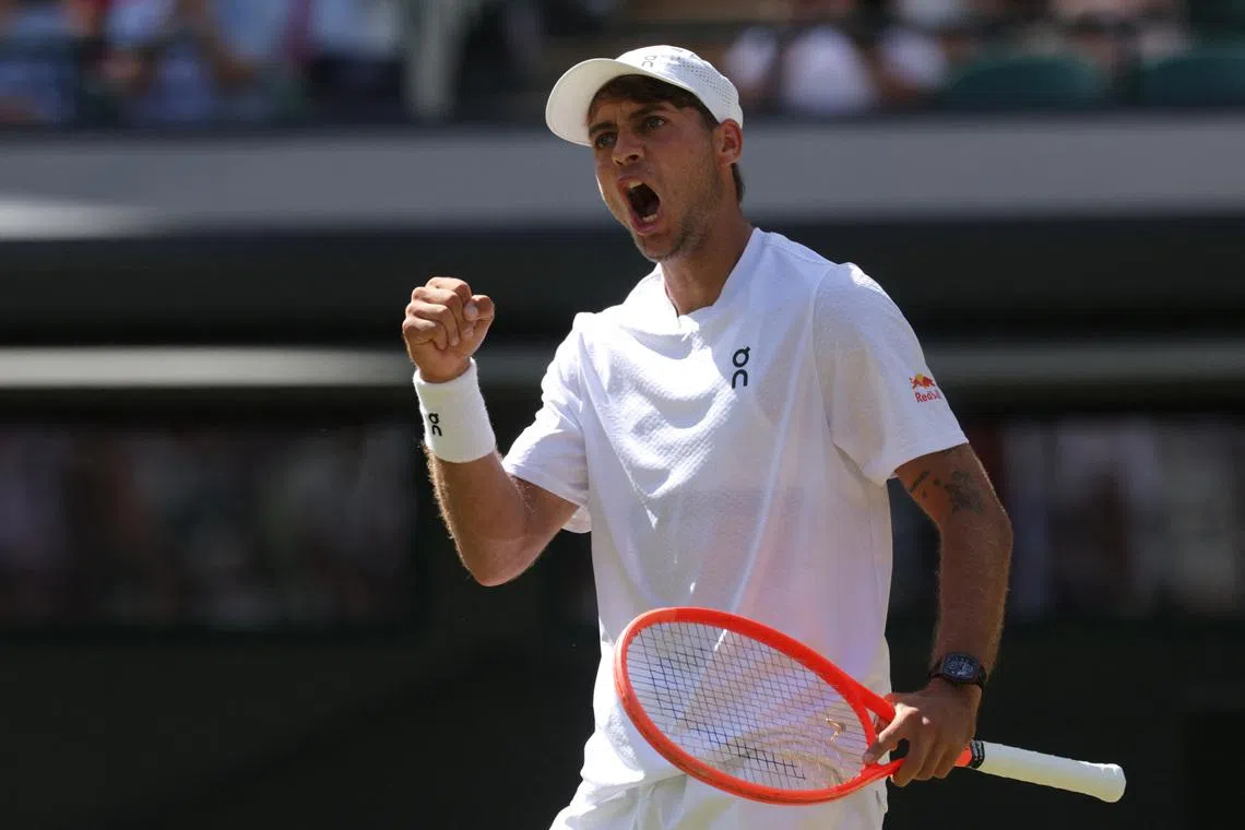 Cobolli dismantles De Minaur for return to Wimbledon quarter-finals