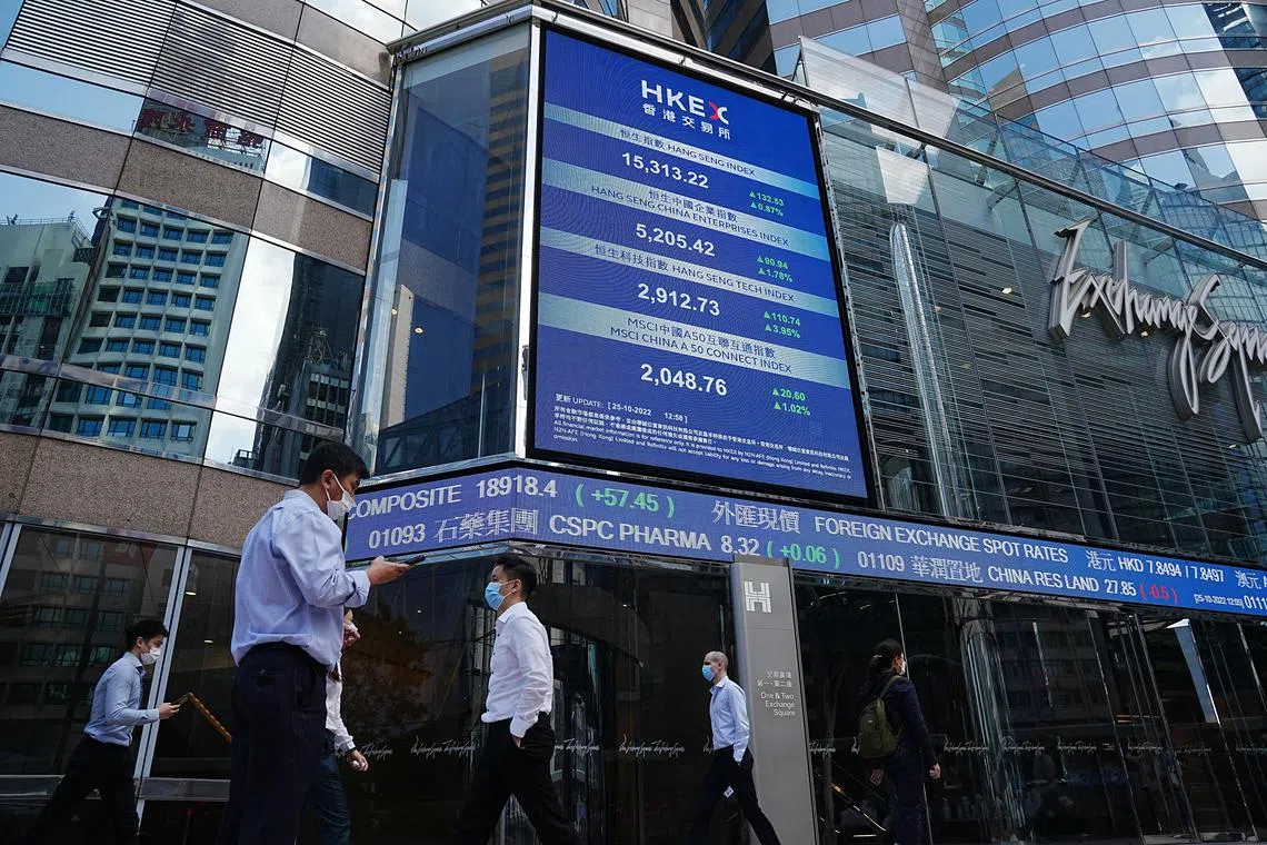The outflow was mainly driven by equities, and came amid initial public offerings on the Hong Kong Exchanges and Clearing plummeting 74 per cent for the first nine months this year from a year earlier.