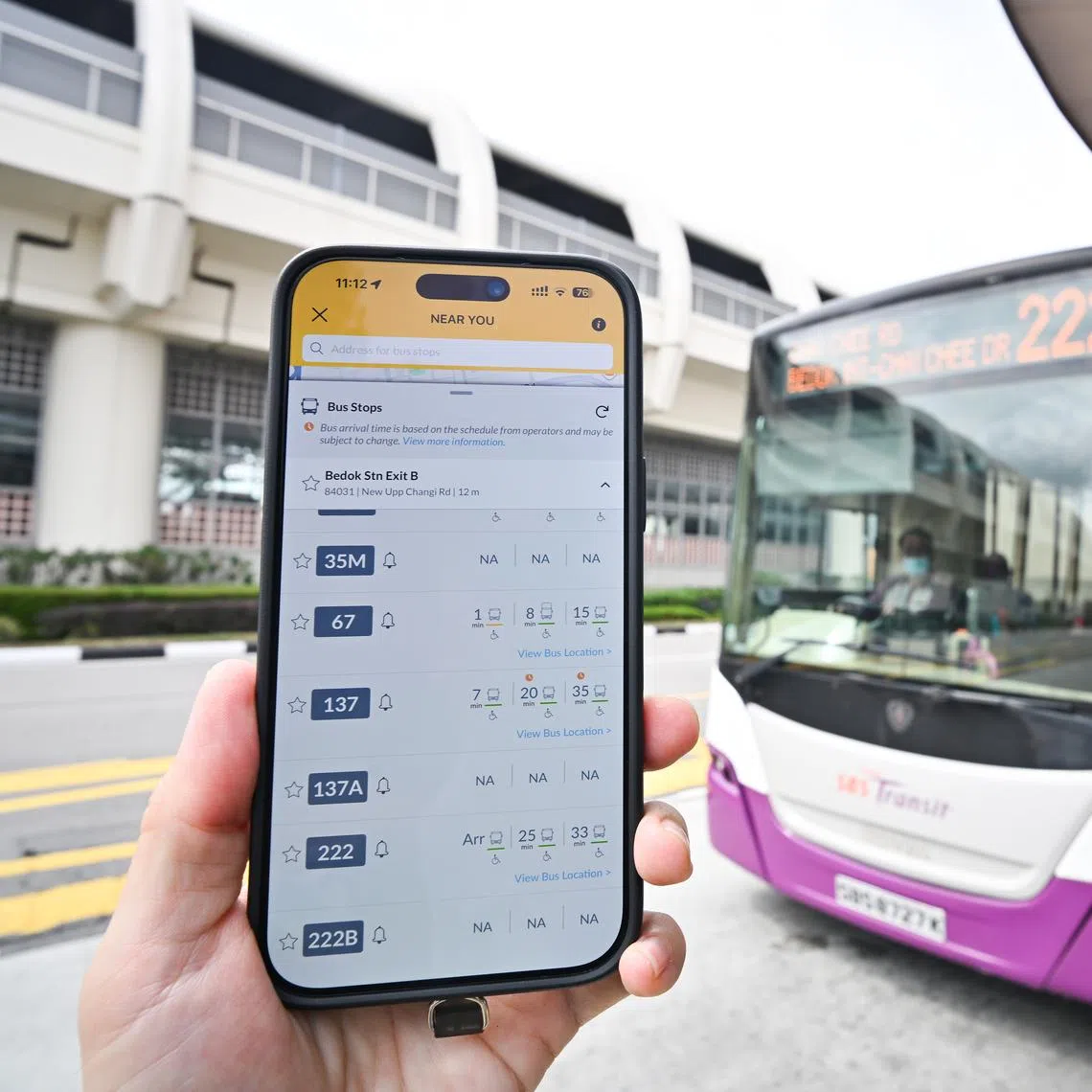 The bus arrival timing disruption was only fully restored on April 19 after the damaged cable was repaired.