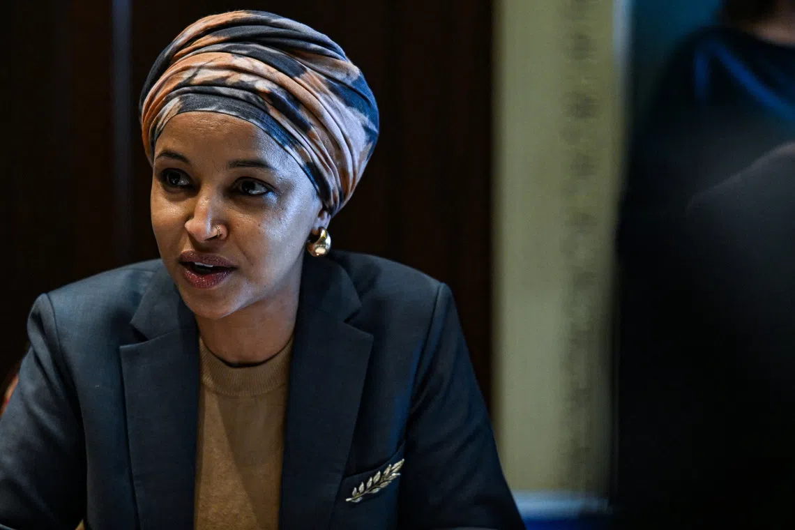 Representative Ilhan Omar has called President Donald Trump’s focus on her an “unhealthy and creepy obsession”.