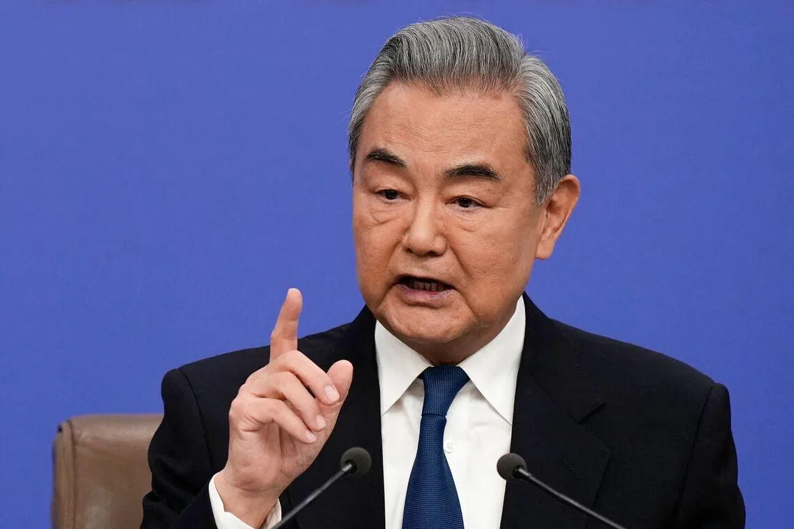 Chinese Foreign Minister Wang Yi told his Iranian counterpart that talking is always better than fighting.