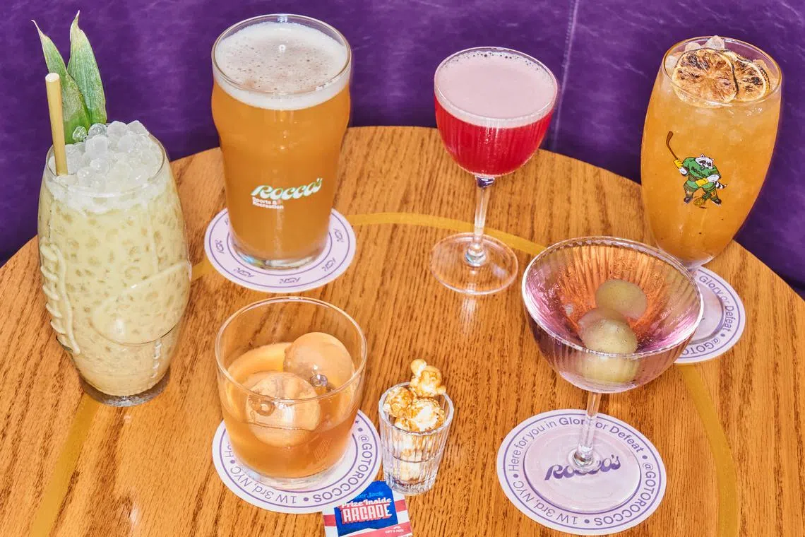 Cocktails and their respective glass styles. Stereotypes may be fading, but bartenders say many male customers are still uneasy with fancy glassware.