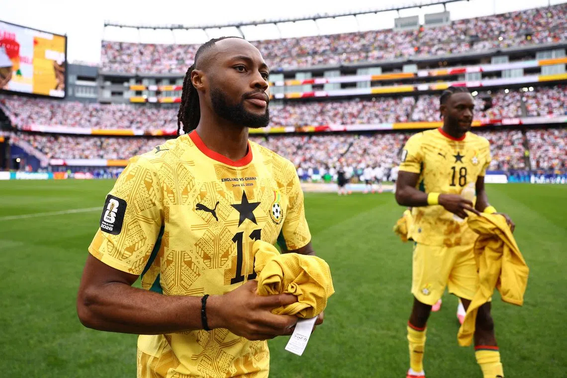 Ghana's Semenyo says team must pressure World Cup referees more